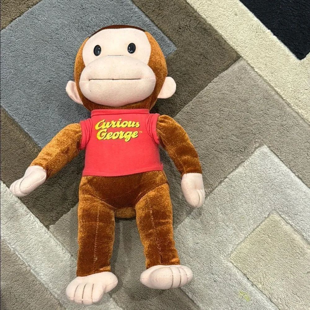Curious George Toy - Brown and Red